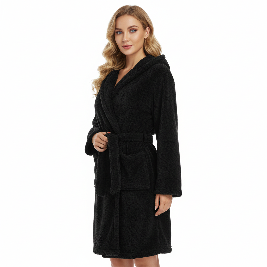 Winter Coral Velvet Nightgown (New Collection)