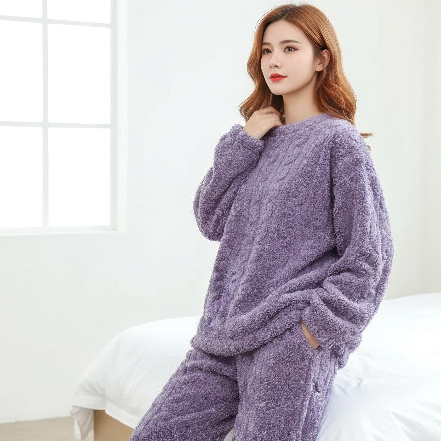 Flannel Loungewear Set