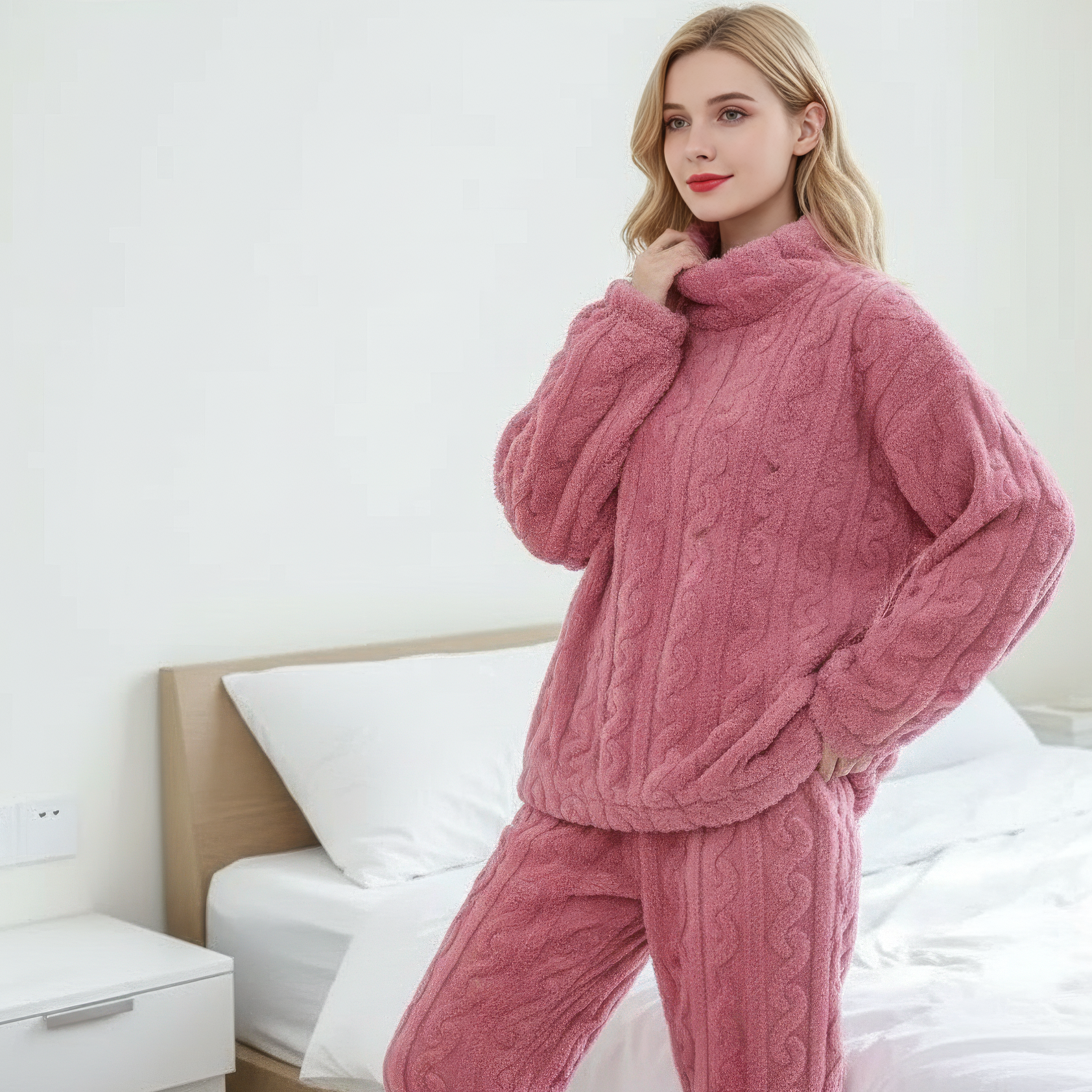 Flannel Loungewear Set