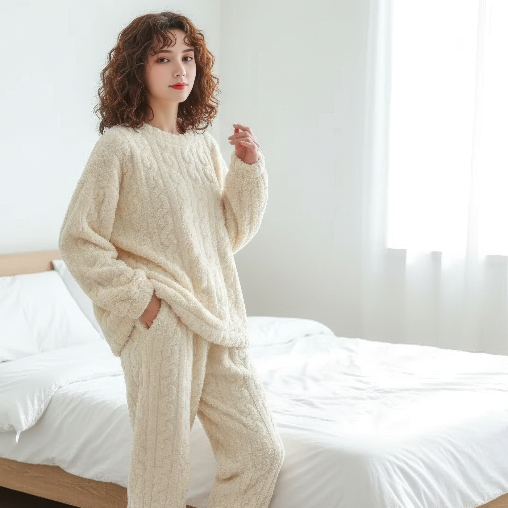 Flannel Loungewear Set
